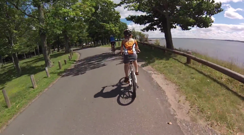 Presque isle store bike trail